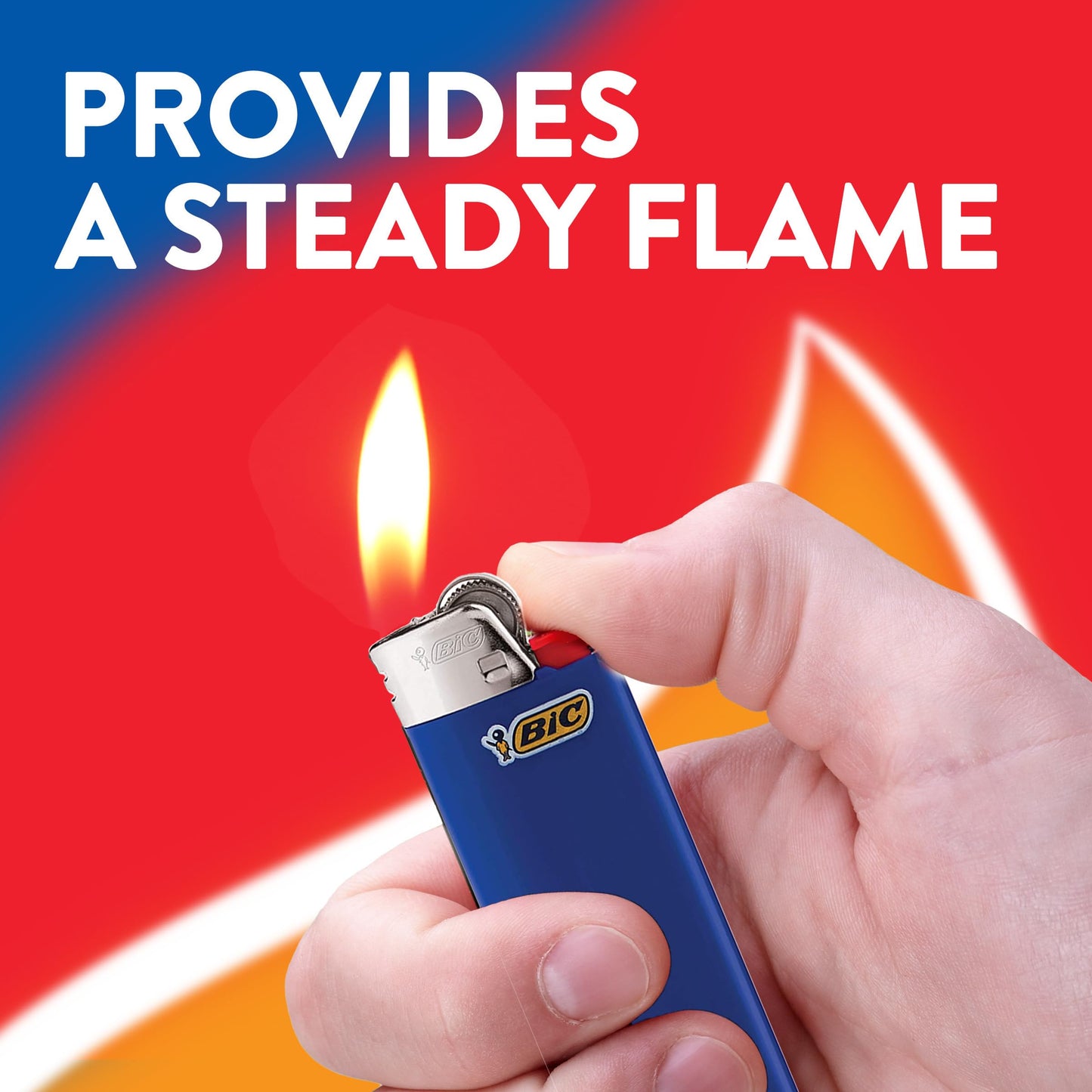 BIC Classic Maxi Pocket Lighter, Gray, 12-Pack (Packaging May Vary)
