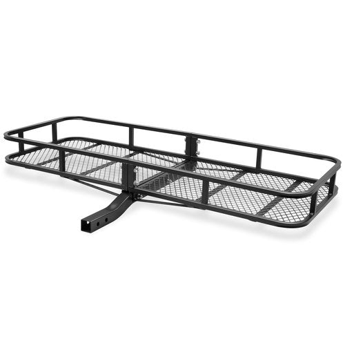 ARKSEN 60 x 23 x 5.5 Inch Hitch Cargo Carrier, 500 Lbs Capacity 2'' Receiver Tow Hitch Luggage Storage Basket for SUV, Pickup Truck & Car Camping Traveling