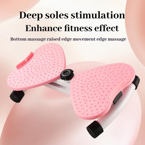 Flexforge Pilates Twister, Flex Forge Core Trainer - Full Body Workout, Non-Slip Twist Board, Flexforge Waist Twister Machine with Digital Display and Resistance Bands for Women/Men (Pink-B)
