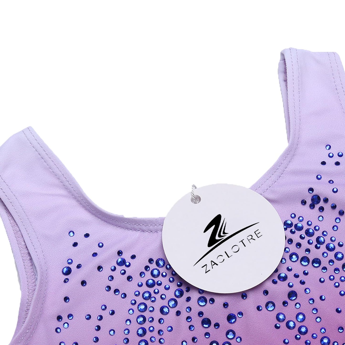 Zaclotre Kid Girls Gymnastic Leotard Sparkly Shiny Diamond Ballet Dance One Piece Outfit