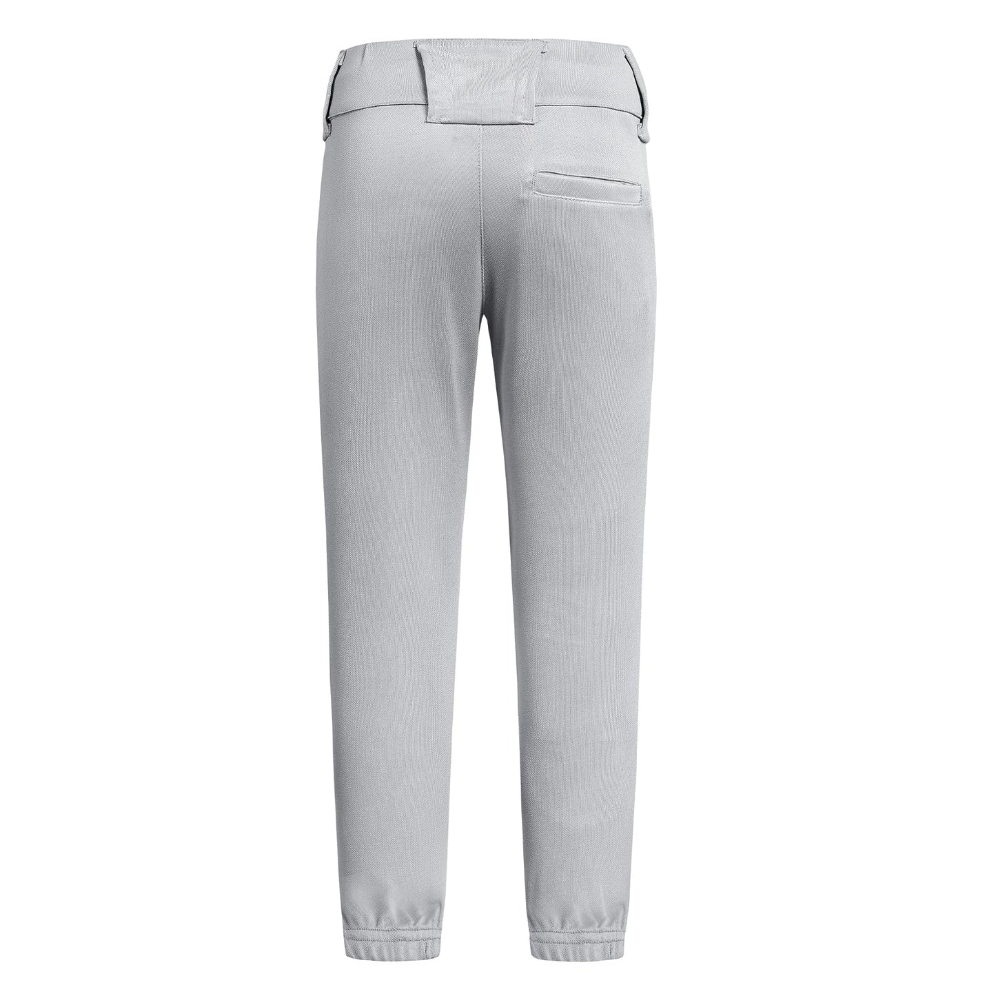 QBK Toddler Baseball Pants Youth Softball Pants Kids Tee Ball Pants for Boy Girl Gray 8-9Y