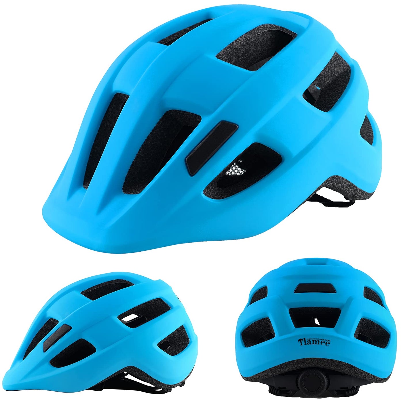 Kids Bike Helmet for Ages 1-8 Years, Adjustable Toddler Boys and Girls Helmets, Lightweight Child Infant Bicycle Cycling Scooter Sports Helmet 48-54cm Blue