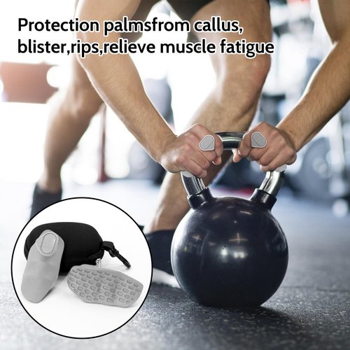 Monattrod Weight Lifting Grips for Men & Women - Non-Slip Gym Grips with Cooling Towel, Ergonomic Workout Gloves for Weightlifting, Pull-Ups, Exercise - Portable Lightweight Design (Pink)