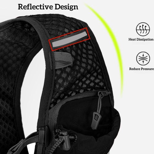 MINICUTE Running Vest for Women and Men with 1.5L Water Bladder,Lightweight Hydration Backpack for Trail,Marathon