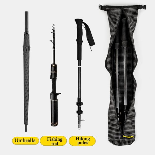 Trekking Pole Storage Bags - Lightweight Trekking Pole Bag | Trekking Sticks Pouch | Hiking Pole Storage Pouches | Double Bottom Cloth Design Storage Tool for Backpacking, Camping, Mountaineering