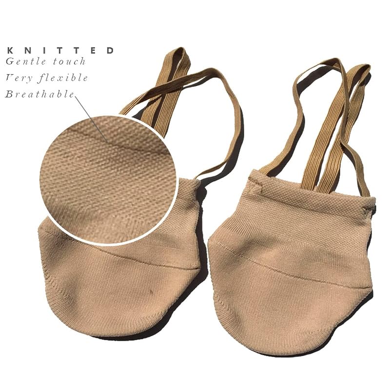 Dance Shoes Half Toe Gymnastics Shoes - Women/Girls, Medium+1 Pair