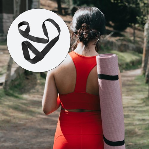 Yoga Mat Sling - Adjustable Yoga Mat Straps | Yoga Mat Holder Strap | Mat Carrier Sling Yoga Carrying Strap, Exercise Mat Carrier Stretch Bands | Fitness Binding Rope for Most Yoga Mats