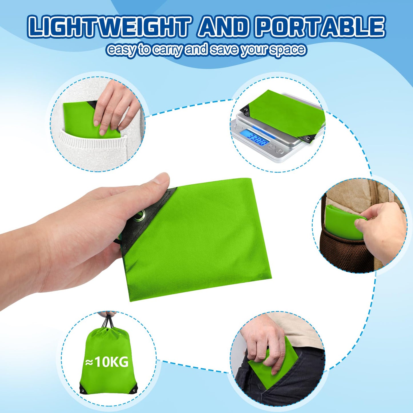 Grneric Drawstring Bags 28 PCS Drawstring Backpack Bulk String Backpack Cinch Bag Sackpack for Men Women Gym (Green)