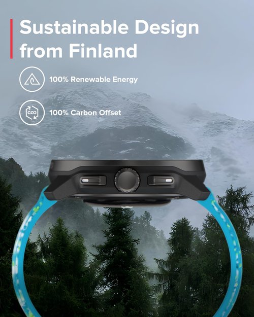 SUUNTO Race S GPS Sports Watch, 1.32" AMOLED Touchscreen w/Crown, 13 Days Battery Life, Training & Sleep Health Tracking, Dual-GNSS, 32GB Global Offline Maps, Lightweight for Running, Power Blue