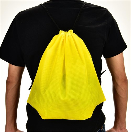 Outdoor Sports Drawstring Backpack Swimming and Fitness Bag Shopping Bag Folding Drawstring bag