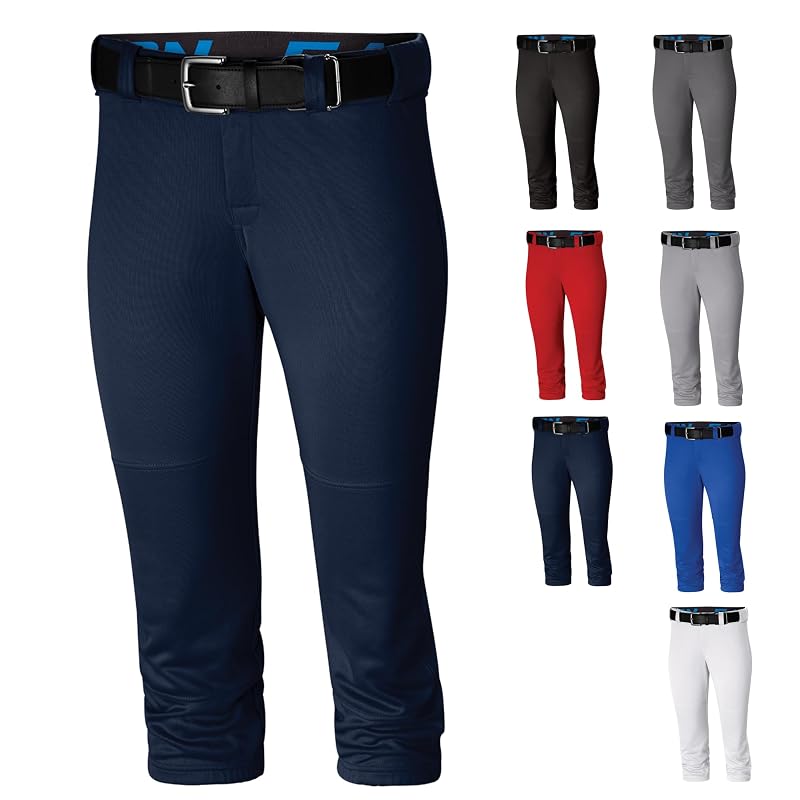 Easton Pro Elite Girls Fastpitch Softball Pants Navy X-Large