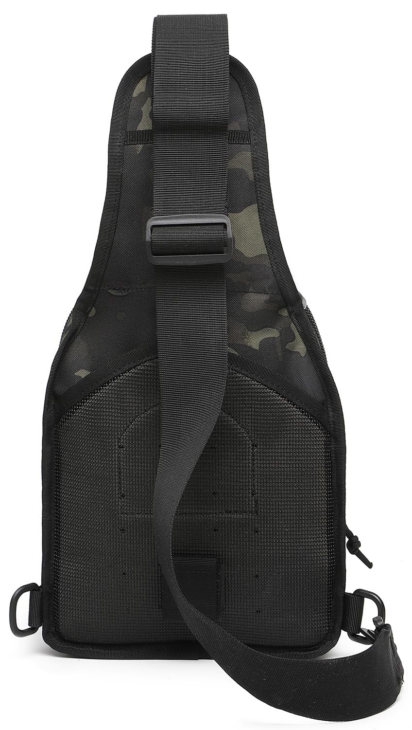 ATBP Small Tactical Sling Bag for Men with Holster Military EDC Shoulder Bag CCW Crossbody Bag 7 Liters