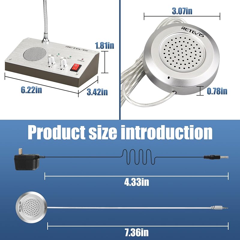 Window Intercom RT-9908 with 158mm x 87mm x 46mm Variation