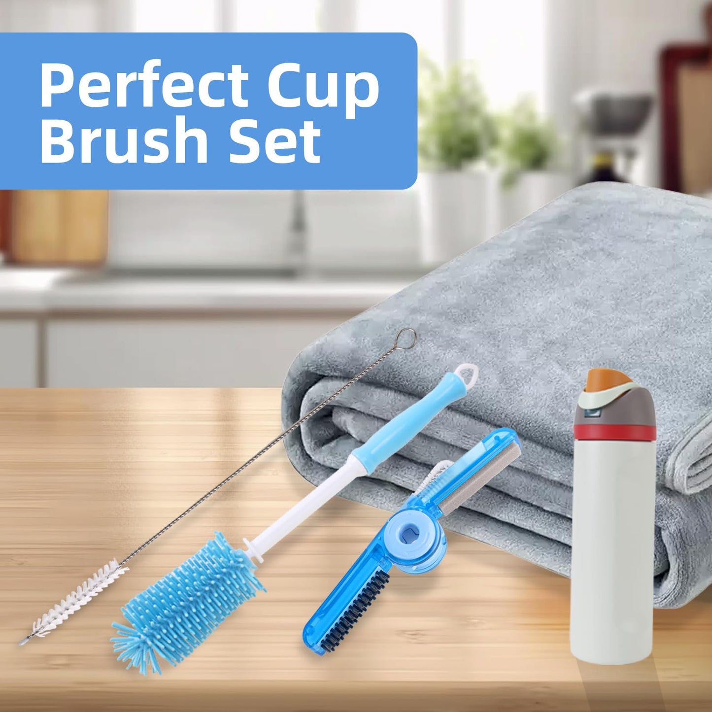 Water Bottle Cleaner Kit for Owala 24/32/40oz,3 Pack