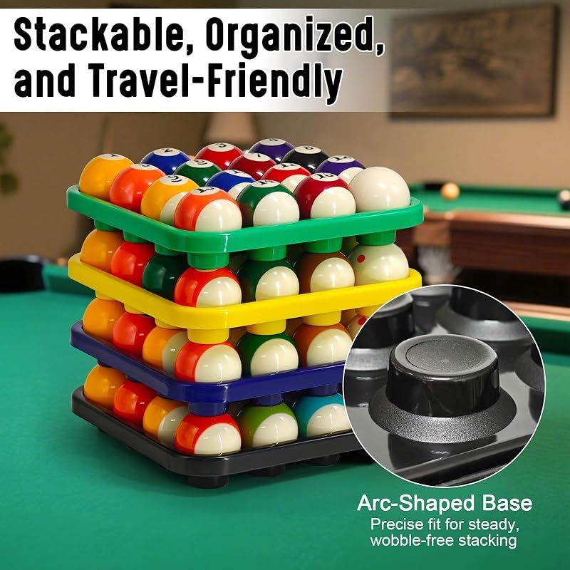 MoyanSuper Black 16-Ball Billiard Ball Storage Tray