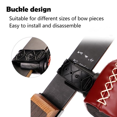 Yuecoom 4/6 Arrow Quiver,Brown Leather Quiver Arrow Holder, Recurve Bow Quiver,Quick Shoot System Longbow Recurve Bow Quiver,Adjustable Archery Arrow Quiver for Hunting Shooting Practice (4)