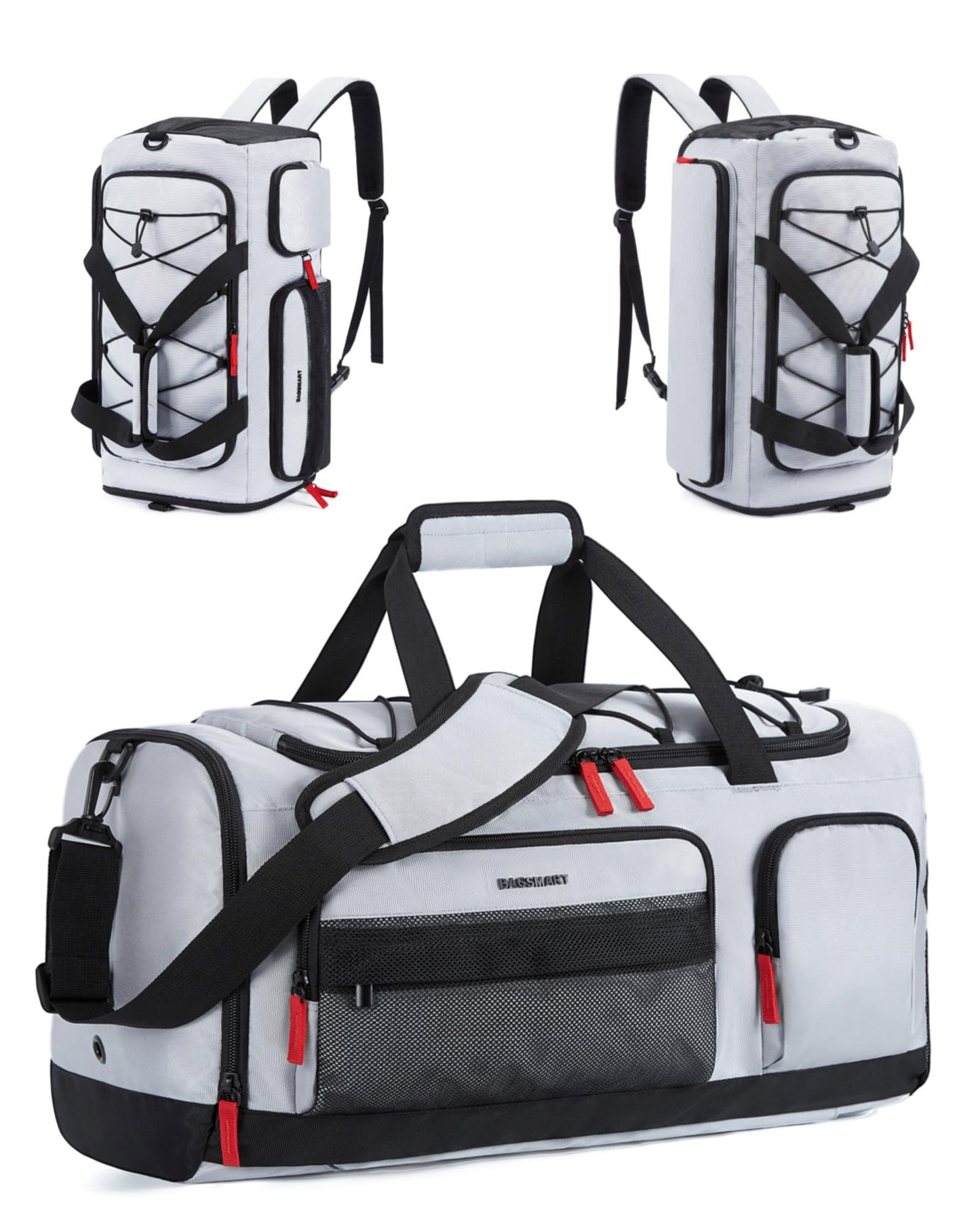 BAGSMART Gym Bag for Men, Athletic Sports Backpack Travel Hiking Duffel