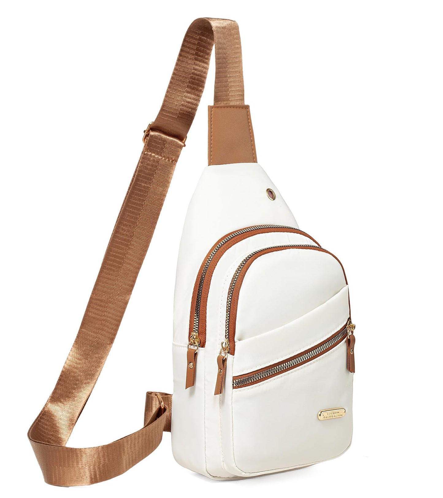 YAZEKOUS Small Sling Bag for Women Men Crossbody Sling Backpack Casual Daypack Backpack Cross Body for Travel Outdoor