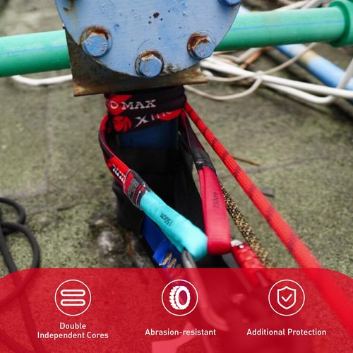 X MONSTER Rhino Max II High Strength Double Cores Anchor Sling 36kN+36kN Lightweight Wear-resistant Strop 4ft
