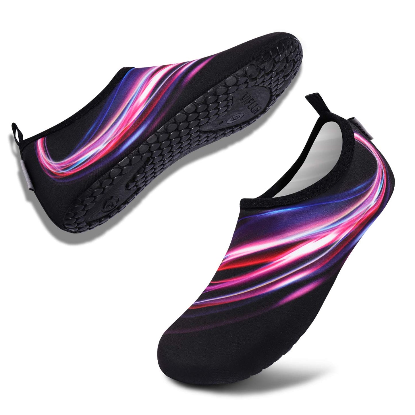 VIFUUR Water Sports Unisex Shoes Purple/Red Aperture - 11-12 W US / 9.5-10.5 M US (42-43)