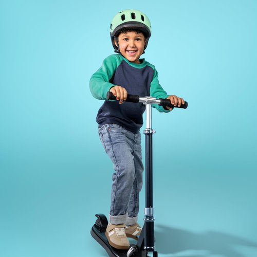woom Ready Kids' Helmet, Adjustable Pinch-Free Children's Helmet with Reflective Details for Bicycle Riding, Roller Skating & Scooting, for Boys & Girls (Ages 1-14) - Red - Small