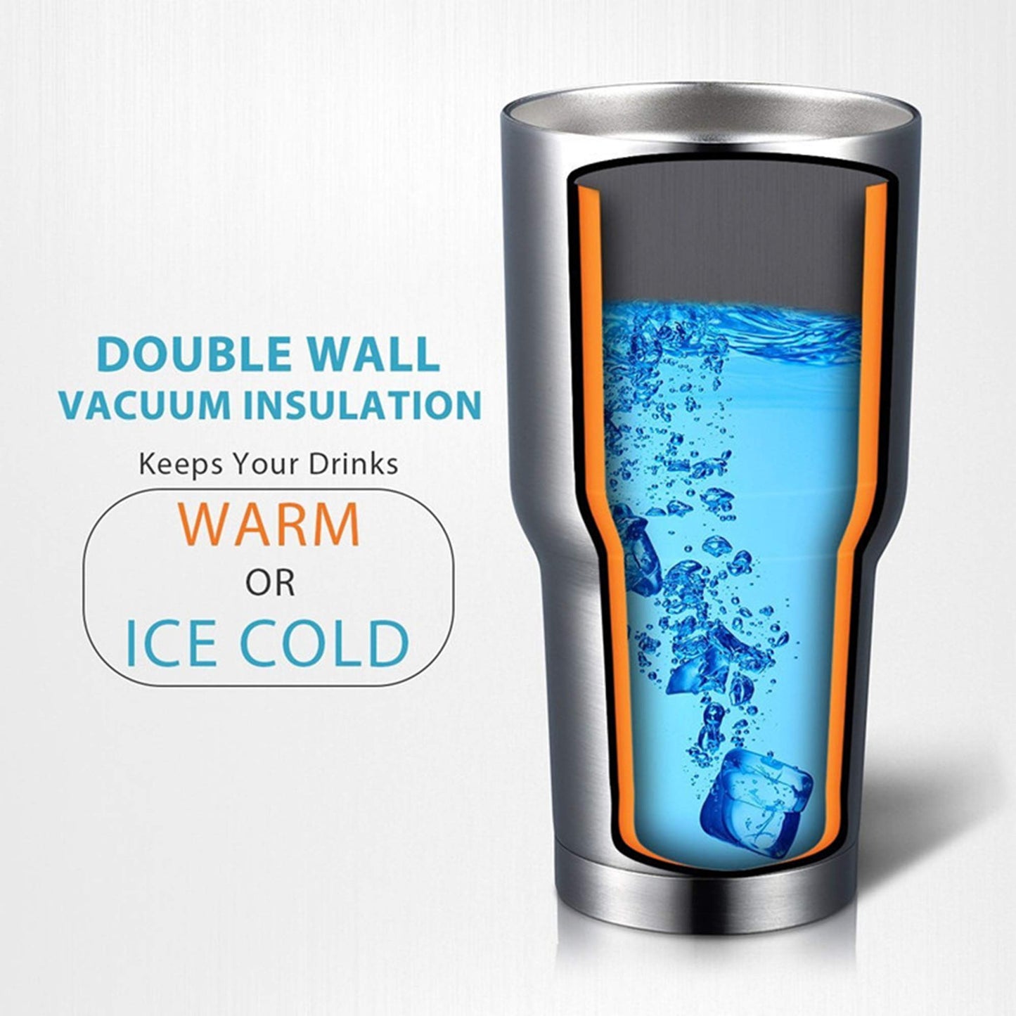 Fishoholic 20oz or 30oz Tumbler w Magnetic Slide Lid for Hot & Cold Drinks, Stainless Steel, Double Wall, Vacuum Insulated, Mug Glass Cup