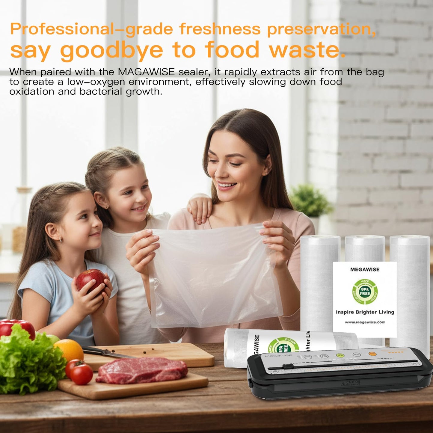 MEGAWISE Vacuum Sealer Bag Series (HAVSB0008)
