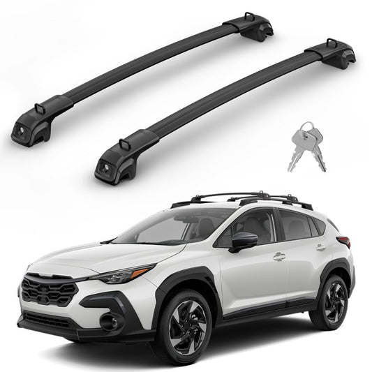 330Lbs Roof Rack Cross Bars Compatible with Subaru Crosstrek 2024 2025 2026 (Not for Wilderness), Heavy Duty Aluminum Roof Rails Top-Mount Crossbars Rooftop Luggage Racks Cargo Carrier