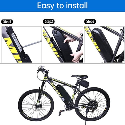 ShunTongDa 48V 14Ah 15Ah Lithium ion Ebike Battery 48 Volt Fit for RAD Power E Bike Battery Rad External Hailong Electric Bike Batteries Pack with Charger (15, Amps)