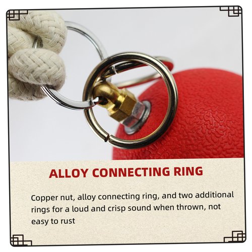 Rope Meteor Hammer Exercise Ball Rubber Meteor Hammer Chinese Kungfu Traditional Martial Arts Equipment,Rubber Weight Throw Exercise Ball With Rope Soft Martial Arts,Martial Arts Training Equipment