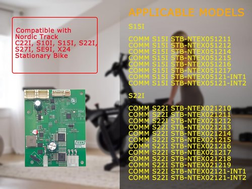 S15I Exercise Bike Control Board 430157 Studio Cycle Motor Powerboard Compatible with Nordic Track C22I/S10I/S22I/S27I/SE9I/X24 Stationary Bike 430146 Controller for Select Elliptical Machines