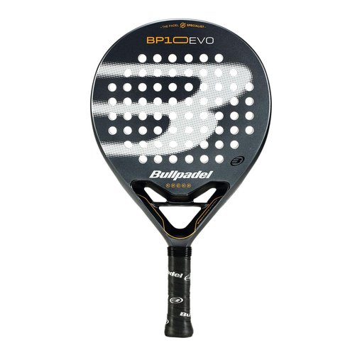 BULLPADEL Padel Racket BP10 EVO 2025 | Round Shape Pala Padel for Advanced Players | Polyglass Fiberglass & SoftEva Core | CarbonTube Frame & STReinforce System | Lightweight Control with Power