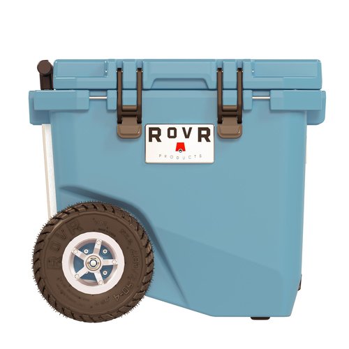 RollR 45 Quart Wheeled Hard Cooler with Tow Handle ??Rugged Insulated Cooler Box for Camping, Beach, Tailgating, and Outdoor Adventures (South Pacific)