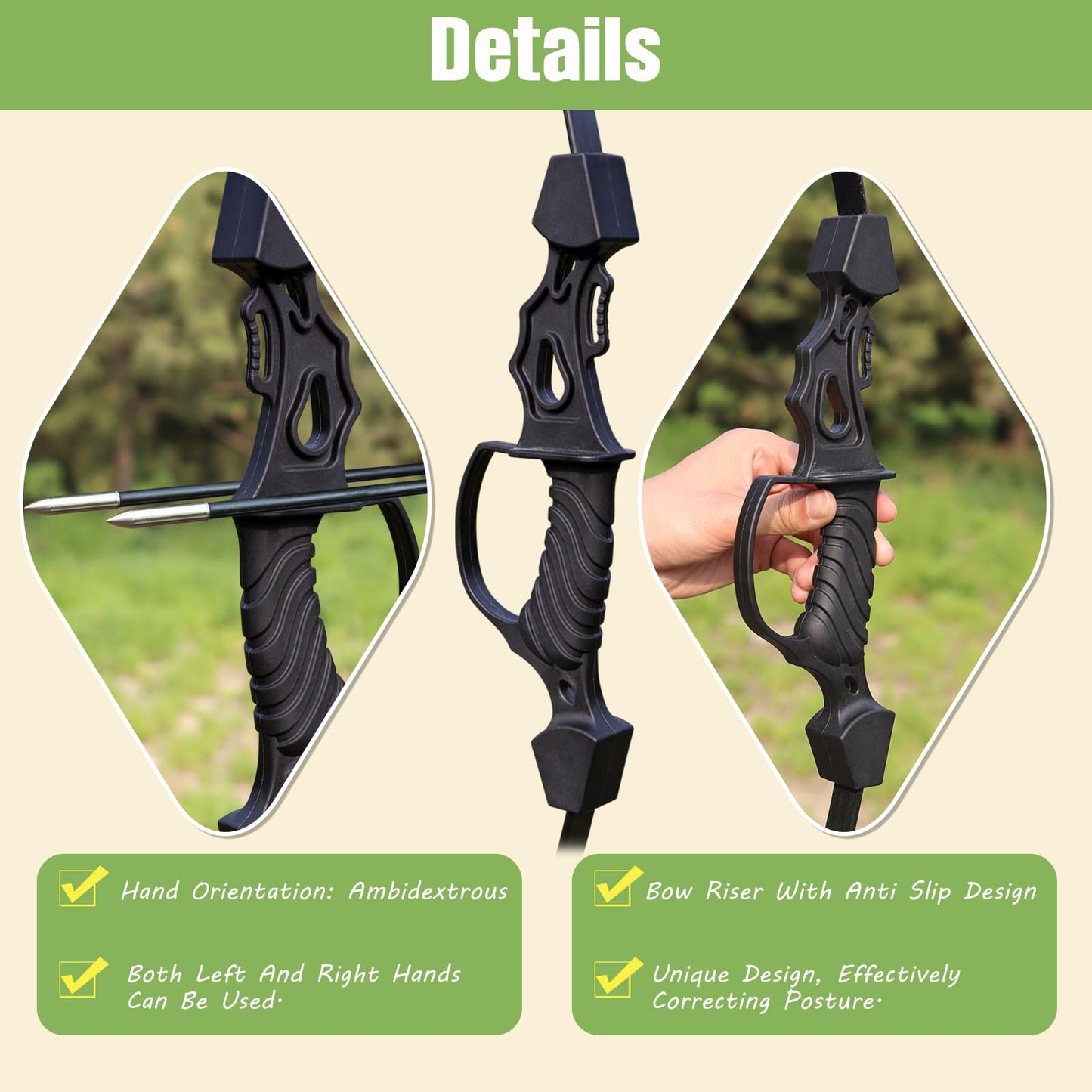 40" Bow and Arrow Set for Teens,Ambidextrous Adult Archery Bow Set with 7 Arrows,Beginner Recurve Bow Gift for Outdoor Backyard Game