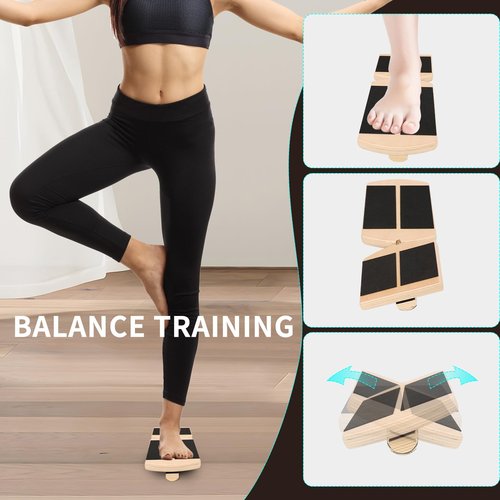 Ankle Balance Board Foot Strengthener: Foot Trainer Stretcher - Sprained Balance Board Plantar Fasciitis Relief