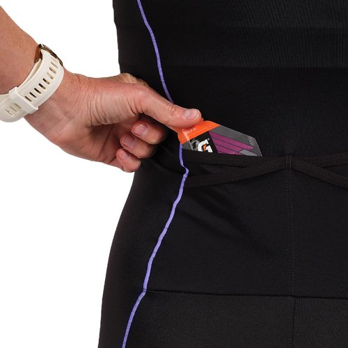 Zoot Women’s Core Tri Tank Racesuit – Sleeveless Triathlon Suit Made from Italian Primo Fabric, 3 Pockets and Bike Padding (Violet, XX-Large)