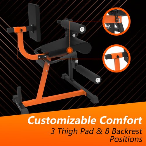 WIXONO Leg Extension and Curl Machine, Leg Stretcher 550LBS Lower Body Special Leg Machine, Adjustable Leg Exercise Bench with Heavy Duty Lower Body Equipment for Thigh Training & Home Gym (W2)