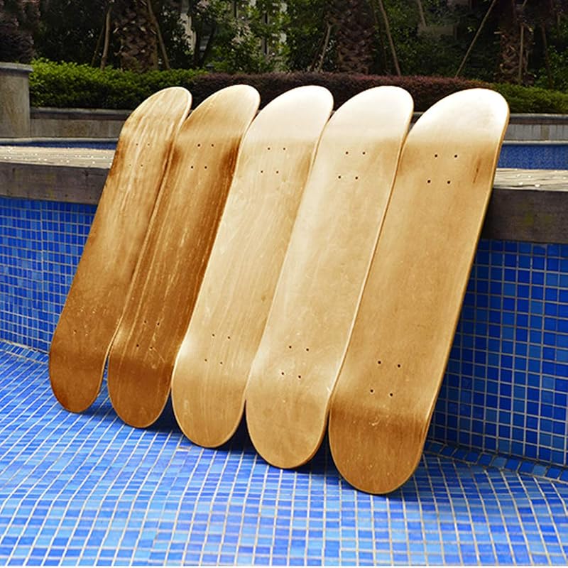 Maple Skateboard Decks Double Tail – Light Decks with Free Grip Tape, 8" x 31.75" (2 PCS)