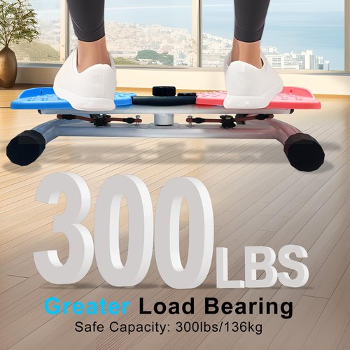 KIMPOK Waist Twisting Machine, Ab Twister Board for Exercise with 300lbs, Waist Twister for Women & Men Belly Fat, Home Noiseless Abs Waist Training Exercise Equipment