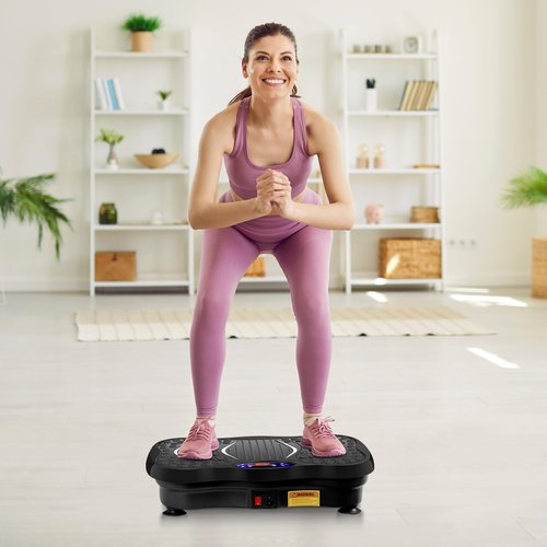 ZENY Vibration Platform Exercise Machine Lymphatic Drainage Full Body Shaker Workout Fitness Machine for Weight Loss, Vibrating Plate