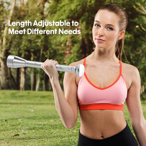 Adjustable Indian Club Exercise Set Workout Steel Club ,Strength Training Heavy Duty Gym Fitness Equipment,Weight Adjustable: 6.6/8.8/11.1/13.2/15.4/17.6/19.8/22 LB
