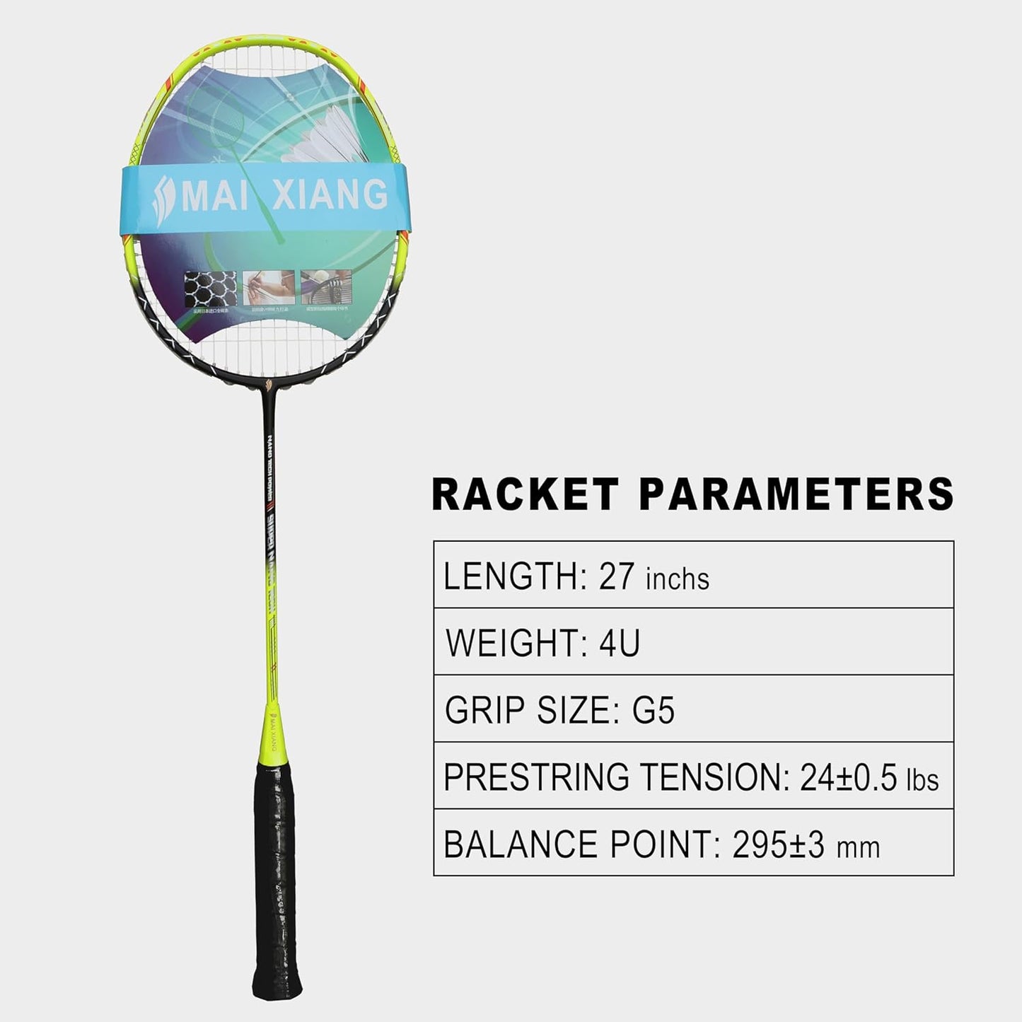2 Pcs Professional Badminton Rackets Full Carbon Fiber Badminton Racquet