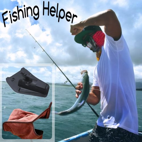 Fishing Rod Hip Holster - Quick-Release Belt Holder & Saltwater-Proof Nylon for Fly, Bank, Beach Fishing - 0.5s Access, Secure 3-Point Lock (Black)