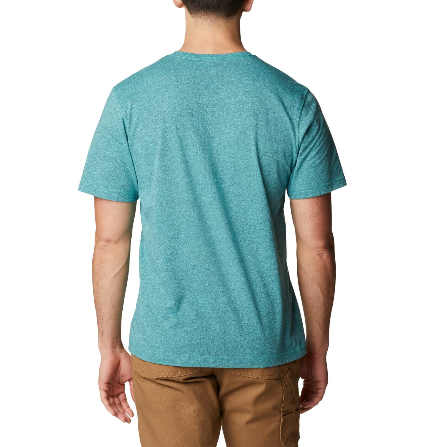 Columbia Men's Thistletown Hills Short Sleeve, Electric Turquoise/Collegiate Navy, X-Small