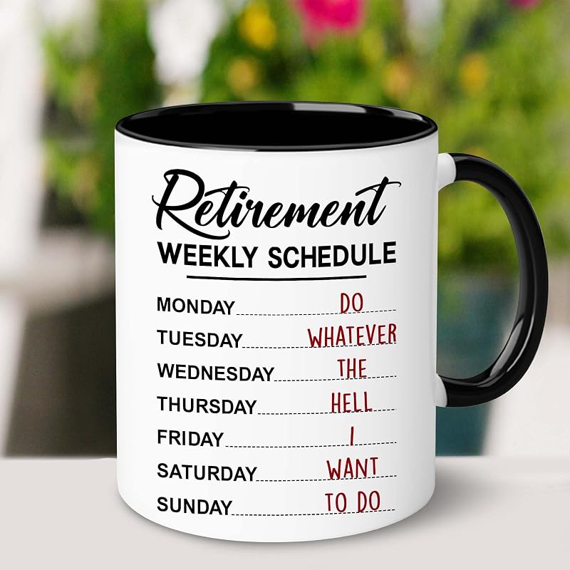 Accent Mug - Retirement Gift for Men and Women | 11 oz Ceramic Coffee Cup