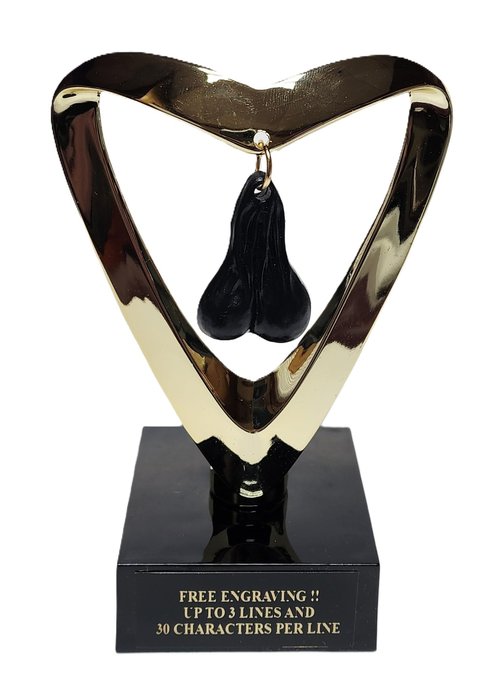 Fantasy Sports Last Place Loser Trophy SACKO - Custom Engraving