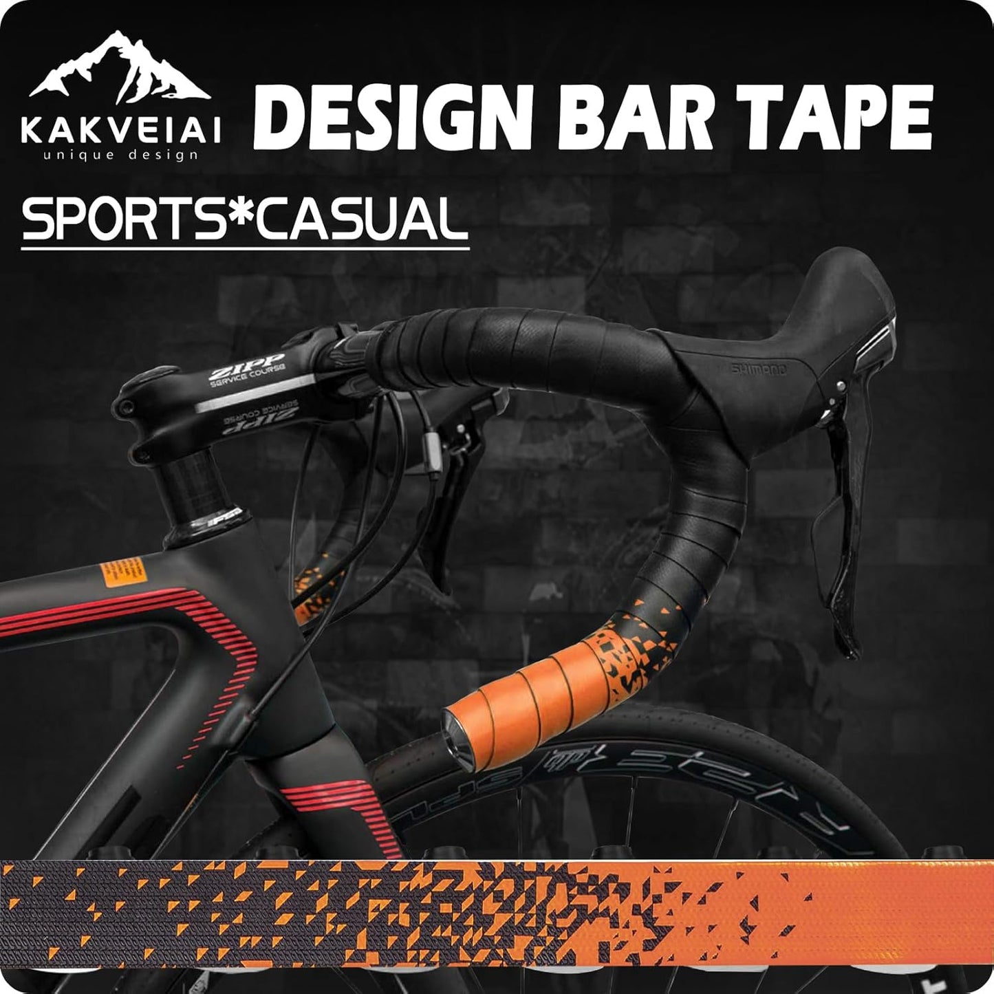 2pcs Bicycle Bar Tape, Bike Handlebar Tape, Road Bicycle Handlebar Tape, Cycling Grip Tape, with 4pcs Handlebar End Plugs, Soft Comfortable, Wear Resistant, Black
