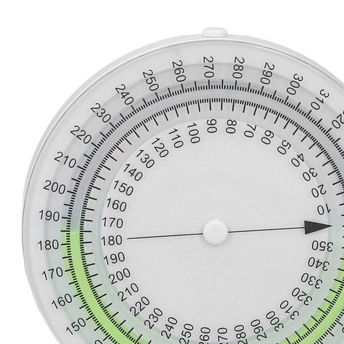 QANYEGN Inclinometer, Bubble Physical Therapy, Leak Complete Range of Motion Measuring Tool for Physiotherapy,Professionals and Students (Green)