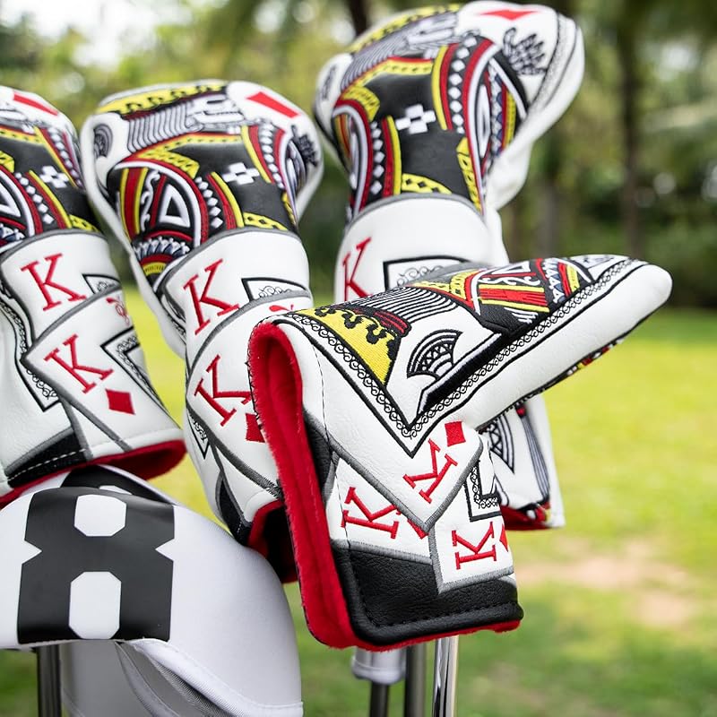 Blade Putter Head Cover with Magnetic Closure - Golf Mallet Driver/Blade Pvc Leather, 3-Layer Protection, For Most Brands - Variation: Blade Putter