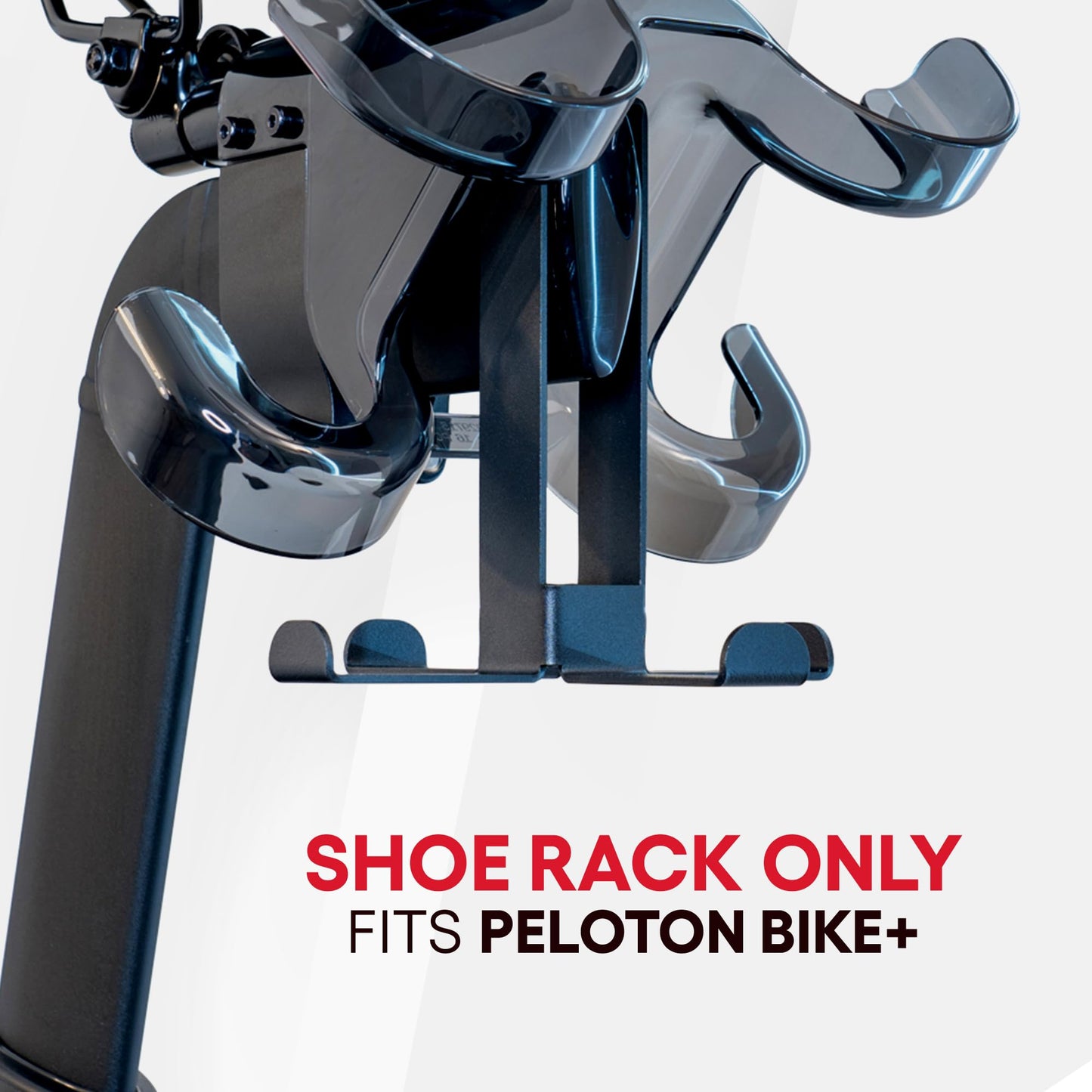 Metal Shoe Hanger for Original Peloton Bike Plus, Holds 2 Pairs of Shoes, Perfect Accessories for Original Peloton Bike+, Shoe Holder for Peloton, Solid Metal Shoe Rack